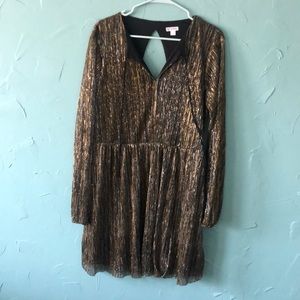 Silver and Gold Party Dress